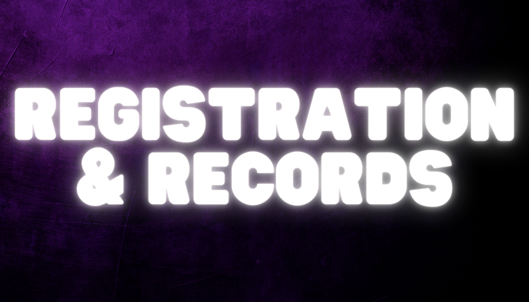 Registration & Records